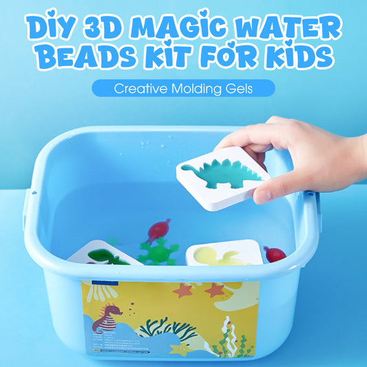 DIY 3D mágikus vízgömbök készlet gyerekeknek – kreatív formázó gélek