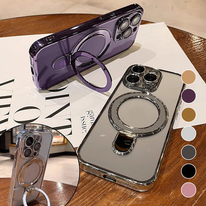 Cseppálló telefon tok mágneses állvánnyal iPhone sorozathoz