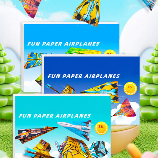 ✈️ Origami papírrepülő szett – 3D, színes, gyerekeknek – Utánvét 🎨✨