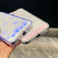 🌸 Ütésálló, átlátszó, világító mobiltelefon-tok csillogó masnival – Rugalmas TPU szél, karcmentes – Utánvét 📱✨