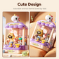 🦊 Cuki állatos karmaautomata játék | 2-in-1 kapszulás & plüss, mini UFO catcher – Utánvét 🎁✨