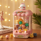 🦊 Cuki állatos karmaautomata játék | 2-in-1 kapszulás & plüss, mini UFO catcher – Utánvét 🎁✨