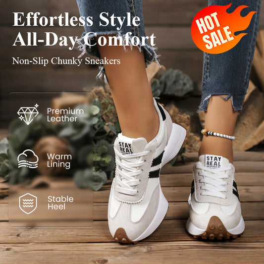 🌸 Vastag talpú női sneakers – magasságnövelő hatással | Ideális sétához, edzéshez és városi programokhoz 🛍️