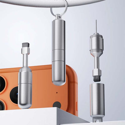 🧹 Kombinált fülhallgató-tisztító kefe SIM-kártya-kivételi tűvel | Tökéletes az utazáshoz és mindennapi használatra