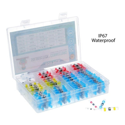 ⚡🔥 Vízálló forrasztóhuzal-csatlakozó készlet | IP67-es védelem, szerszám nélküli használat – másodpercek alatt kész