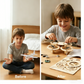 👦🎁 STEM drón készlet gyerekeknek – fa | Összerakható, repül, biztonságos – Utánvét ✨