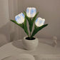 🔥 LED Tulip Night Light Flower asztali lámpa 🌷✨ | Romantikus hangulatvilágítás hálószobához és nappalihoz