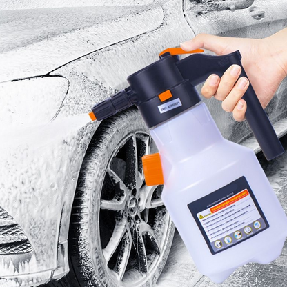 🚗 2 literes elektromos autómosó habszóró | Erős habképzés, hatékony tisztítás