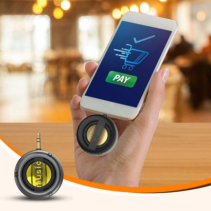 📢 Hordozható, csatlakoztatható mobiltelefon-erősítő | Azonnal növeli a zene és a hívások hangerejét