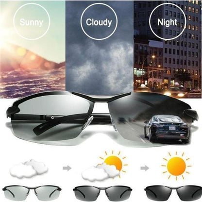 💥 Újdonság 2026-ban! 🕶️ Fotokromatikus napszemüveg – tükröződésmentes polarizált lencsékkel | Alkalmazkodik a fényviszonyokhoz 🌞🌙