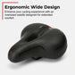 💺 Ergonomikus kerékpáros nyereg memóriahabbal | Légáteresztő, üreges kialakítás – Csökkenti a zsibbadást és a nyomást – Ideális országúti és hibrid kerékpárokhoz 🔧