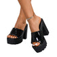 🔥👠 Trendi, bebújós, platformos szandálok – 11,5 cm-es bordás talppal, mezítlábas eleganciával és azonnali magassággal 💃💕 | Kényelmes, stabil járás – tökéletes nyári estékre és különleges alkalmakra ✨