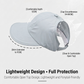 🧢 Női, széles karimájú, baseball stílusú napellenző sapka 🌞 | UPF 50+ védelem, légáteresztő anyag – ideális kertészkedéshez, túrázáshoz és strandoláshoz 🏖️✨