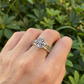 💍 Kelta csomós gyűrű – háromszög mintás, vintage | Misztikus design, ezüst szín – Utánvét 💪