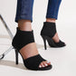 👠 Stílusos, karcsú sarkú női szandálok | Elegáns tűsarkú, nyitott orrú, bokapántos – tökéletes választás bulikra, esküvőkre és esti rendezvényekre ✨💃