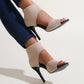 👠 Stílusos, karcsú sarkú női szandálok | Elegáns tűsarkú, nyitott orrú, bokapántos – tökéletes választás bulikra, esküvőkre és esti rendezvényekre ✨💃