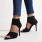 👠 Stílusos, karcsú sarkú női szandálok | Elegáns tűsarkú, nyitott orrú, bokapántos – tökéletes választás bulikra, esküvőkre és esti rendezvényekre ✨💃