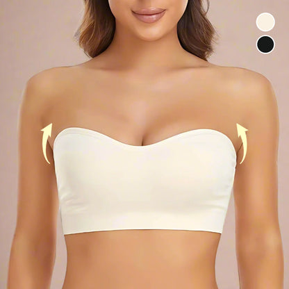 👙 Csúszásmentes, vállpánt nélküli melltartó nőknek – szilikon tapadással, varratmentes bandeau | Csúszásmentes kialakítás, levehető pántok – tökéletes vállpánt nélküli ruhákhoz és esküvőkhöz ✨