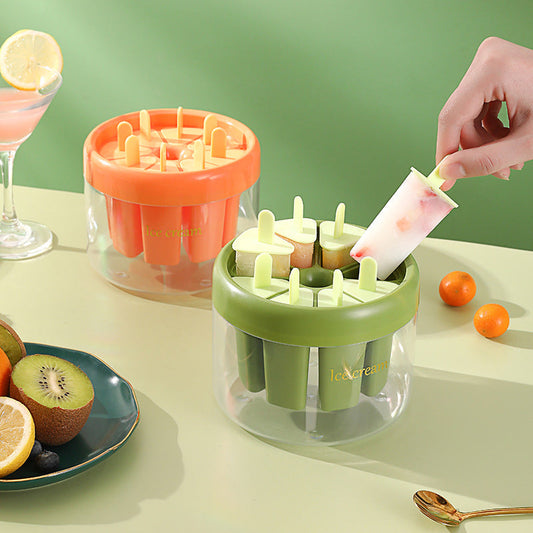 🍡 Jégkrémformák – Szilikon jégkrémkészítő pálcikákkal | 8 rekeszes, BPA-mentes, könnyen kivehető – Házi fagyasztott finomságok gyerekeknek és felnőtteknek 🧊✨