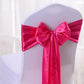 🎀 DIY csokornyakkendő székhuzat szalag | Szatén, 6 színben, állítható hosszúságú – esküvőkhöz és partikhoz ✨