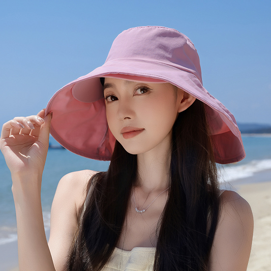 🧢 Összecsukható halászsapka UV-védelemmel | UPF 50+, összecsukható, lélegző, nyári alapdarab – Utánvéttel ☀️✨