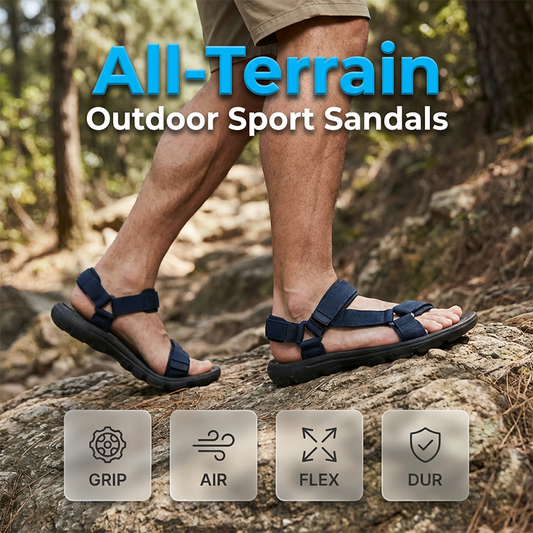 👞 Férfi outdoor sportszandál állítható pántokkal | Könnyű, vízálló, csúszásmentes – Utánvéttel ☀️