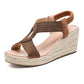 👡🌸 Boho stílusú, szőtt sarokszandál – női szabadidőcipő | Jutával borított sarok, nyitott orr, párnázott talpbetét – utánvéttel 🔥