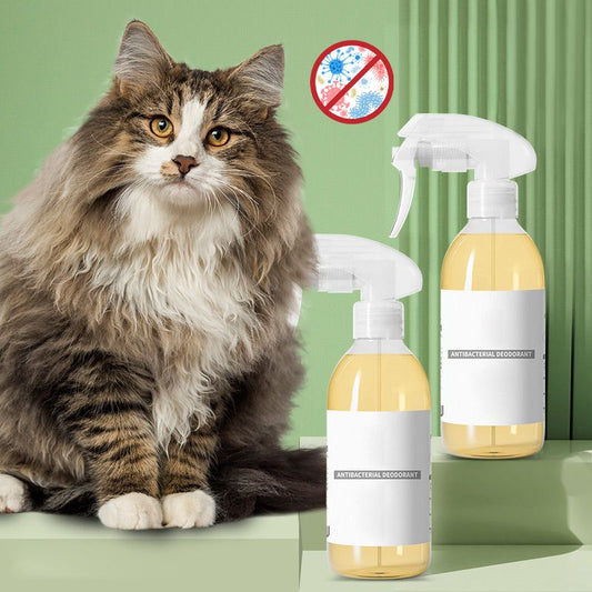 🔥🐶🐱 1+1 akció! Antibakteriális szagtalanító spray háziállatokra | Azonnal hat, biztonságos – Utánvét 🌸