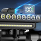 🚲 Újratölthető, 28 LED-es kerékpárlámpa dudával | 3 üzemmód, USB-C, vízálló – Utánvéttel ✨