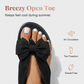 👡 Retro, aranyos, nyitott orrú szandál nagy masnival | Vastag, alacsony sarok, koreai stílus, fűzős – Utánvéttel 🎀✨