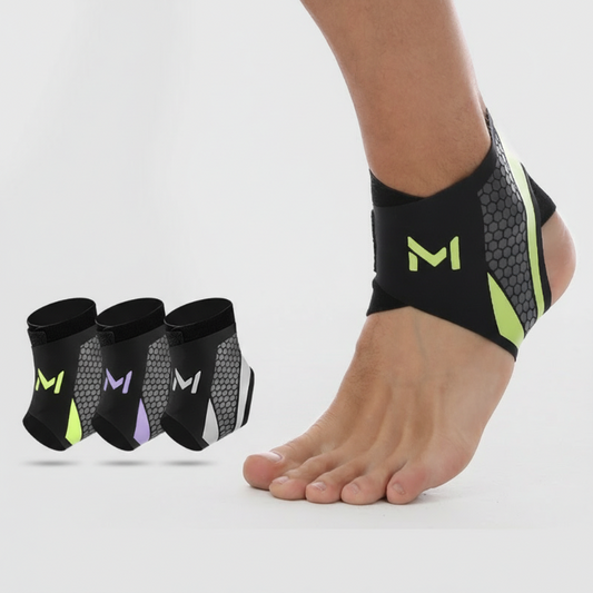 🦵 Legkelendőbb boka rögzítő – Y-alakú stabilitás, légáteresztő anyag, nyitott sarok – Utánvét 👟✨