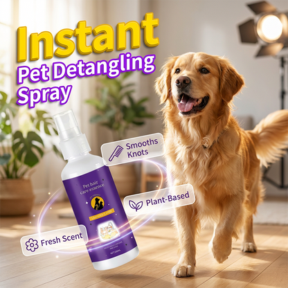 🐾 Gyengéd Szőrkibontó Spray: Fájdalommentes Fésülés Kutyáknak és Macskáknak – Raktáron! ✨