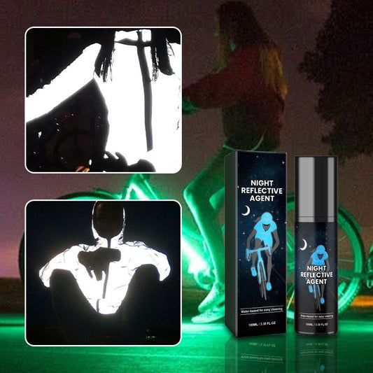 🛡️ Jól látható fényvisszaverő spray – kerékpárokhoz, ruhákhoz és sisakokhoz – utánvéttel 📦