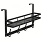🏠 Flash sale 49% OFF – Over the door hook shelf | 5 hooks + storage basket, no drilling – Cash on delivery 📦