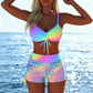 👙 Női állítható zsinóros bikini szett – testre szabható, tökéletes illeszkedés – Utánvét ✨