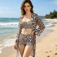 🌴👙 3 részes leopárd mintás bikini szett  | Nagyon rugalmas, strandra és medencébe – Utánvéttel 💪