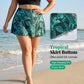 🌊 Női trópusi mintás kétrészes szoknyás fürdőruha – bikini szett – Utánvét 👙✨