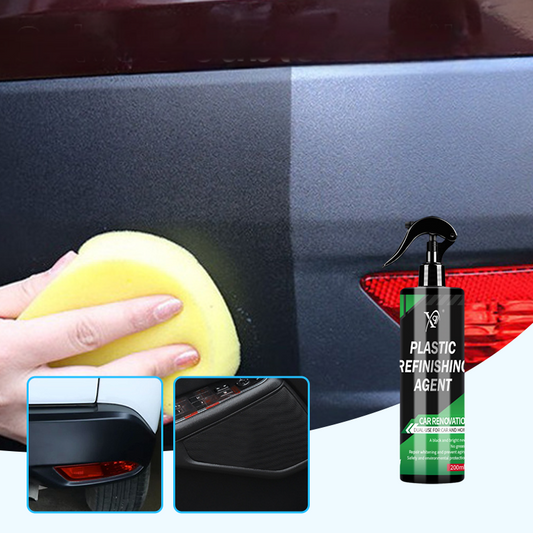🚗 Műanyag felületek felújító spray autó belső teréhez – Visszaadja a színt és a fényt, UV-védelem – Utánvéttel ✨