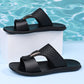 👞 Férfi alkalmi, lapos talpú papucs – Légáteresztő, csúszásgátló, strandra és mindennapi viseletre – Utánvéttel ✨