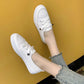 👞 Női alkalmi csúszásmentes PU bőr cipő – kényelmes, slip-on – Utánvét ✨