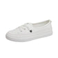 👞 Női alkalmi csúszásmentes PU bőr cipő – kényelmes, slip-on – Utánvét ✨