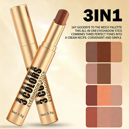 💄 49% kedvezmény! 3 az 1-ben színátmenetes szemhéjfesték-stift – vízálló, egy mozdulattal felvihető, ívelt hegyű – utánvéttel ✨