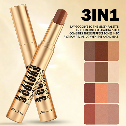 💄 49% kedvezmény! 3 az 1-ben színátmenetes szemhéjfesték-stift – vízálló, egy mozdulattal felvihető, ívelt hegyű – utánvéttel ✨