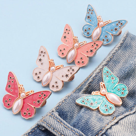 🌸 Levehető pillangó alakú övcsat – szerszám nélkül állítható – Utánvét 🦋✨