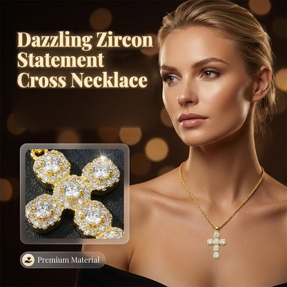 ⛪ Rézberakásos cirkóniás kereszt medál – 18 karátos aranybevonatú, hipoallergén, ajándékdobozban – utánvéttel ✨