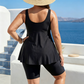 👙 Női bő szabású tankini felső és rövidnadrág fürdőruha – Kényelmes, divatos, strand- és nyári viselet – Utánvét ✨