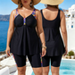👙 Női bő szabású tankini felső és rövidnadrág fürdőruha – Kényelmes, divatos, strand- és nyári viselet – Utánvét ✨