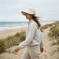✨ Női, UPF 50+ védelemmel rendelkező, elegáns, összecsukható napkalap – Összecsukható, lélegző – Utánvét 🌞👒