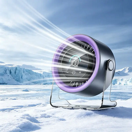 🌀Nagy sebességű asztali ventilátor – több sebességfokozat, hordozható állvány – utánvéttel ✨