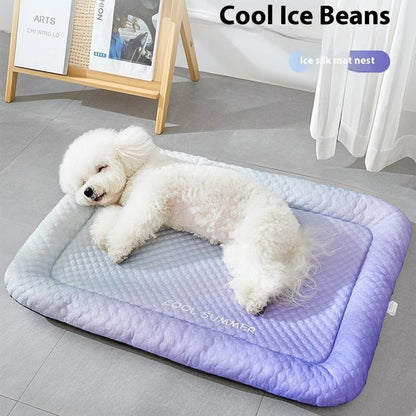 🐾 Hűsítő 3D szőnyeg kutyáknak és macskáknak – légáteresztő, mosható – Utánvét ❄️